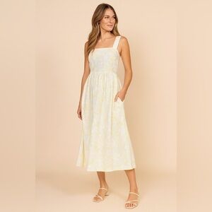 🌸The Nines by Hatch Spring Floral Midi Dress - Size M 🌸